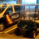 Un americano roba un carrito de un campo de golf y circula por una carretera nacional hasta el aeropuerto de Alicante