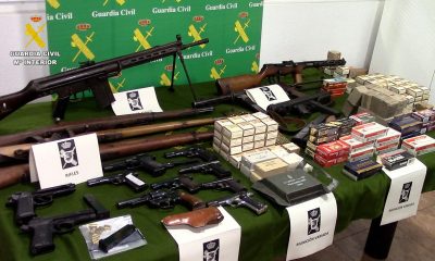 Desmantelan red de tráfico de armas en España