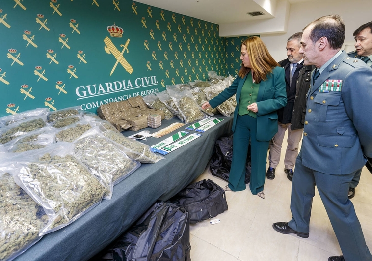 Detenido con 73 kilos de marihuana y 20 de hachís en la A-I en Burgos