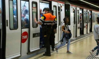 Tensión en el metro de Barcelona por grafitis y falta de herramientas